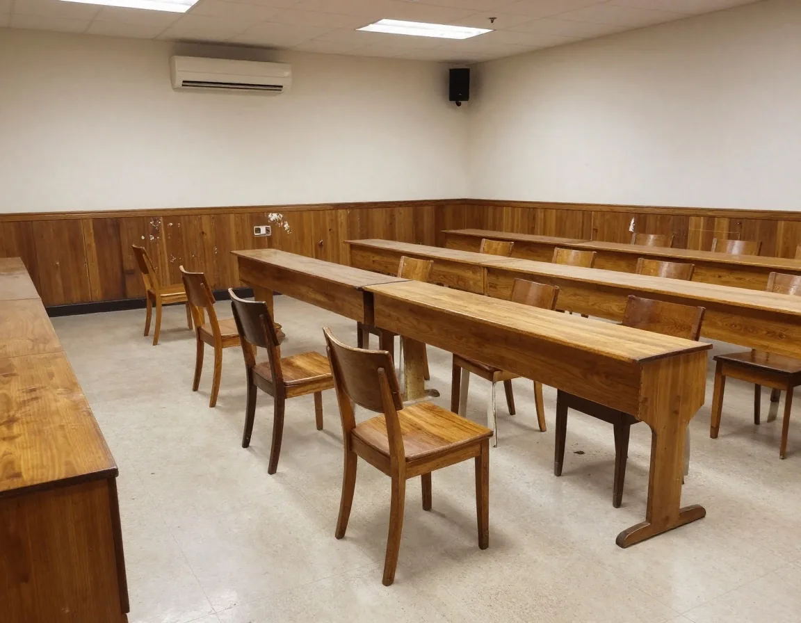 Sala de espera de una delegación de trabajo en Buenos Aires