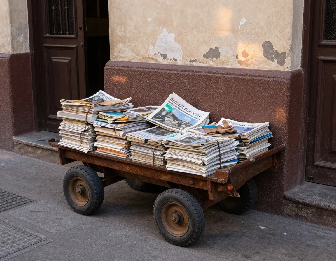 Escritorio con calculadora e informes impresos